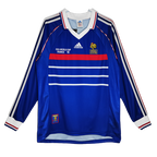 France 1998 Men's Home Retro Long Sleeve Shirt