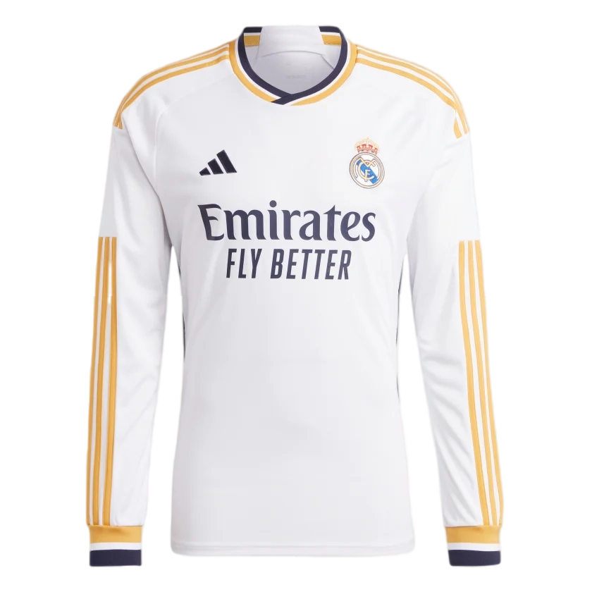 BELLINGHAM #5 Real Madrid 23/24 Men's Home Long Sleeve Shirt