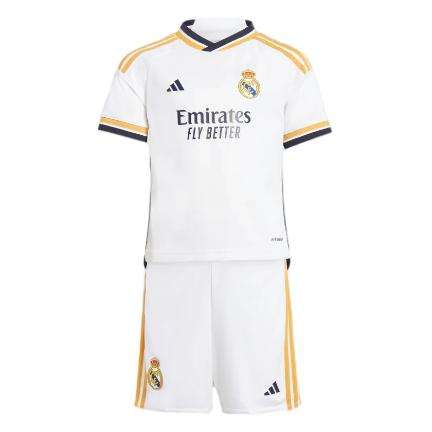 VALVERDE #15 Real Madrid 23/24 Kid's Home Shirt and Shorts