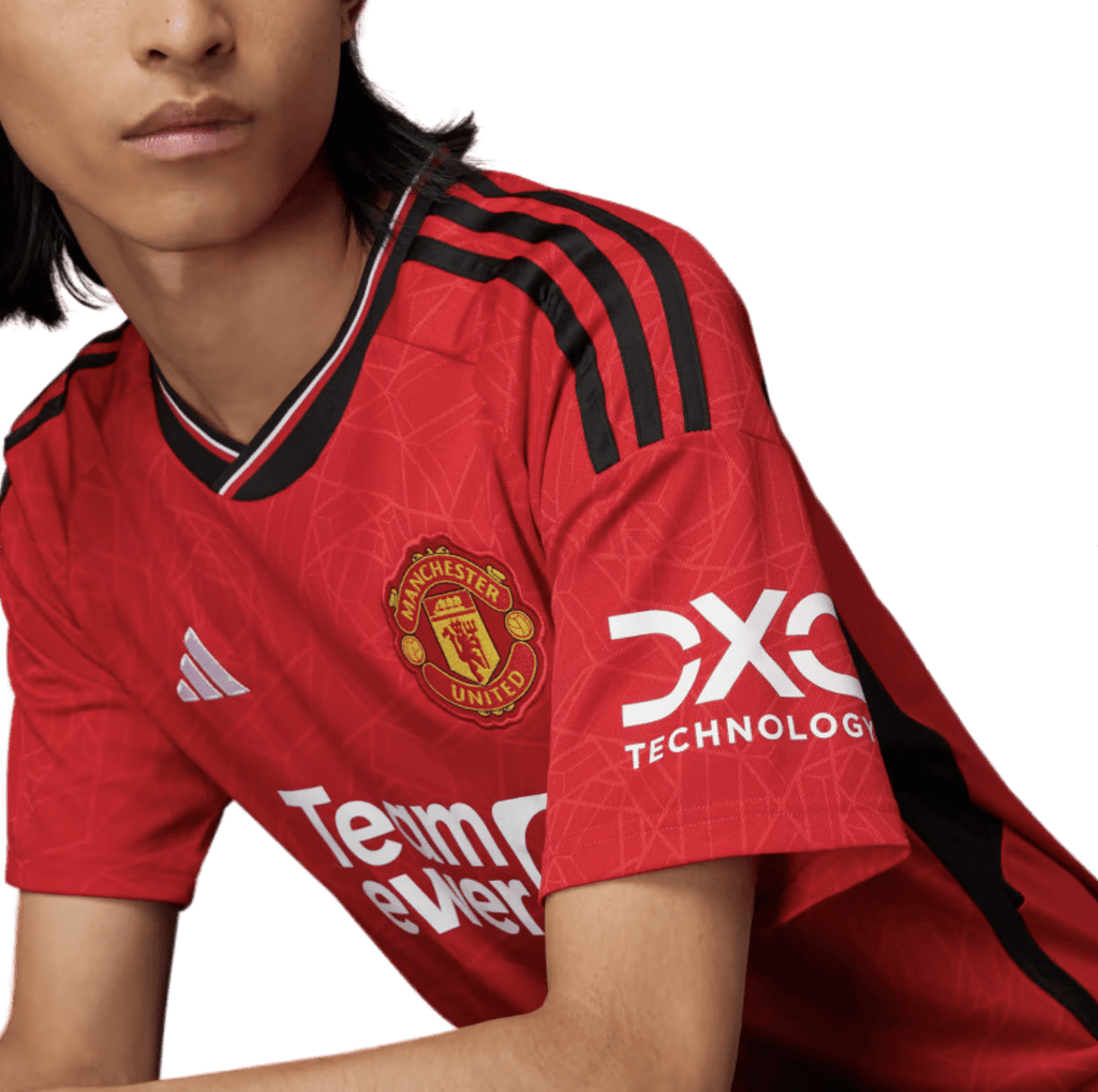 CASEMIRO #18 Manchester United 23/24 Stadium Men's Home Shirt - Man United Font