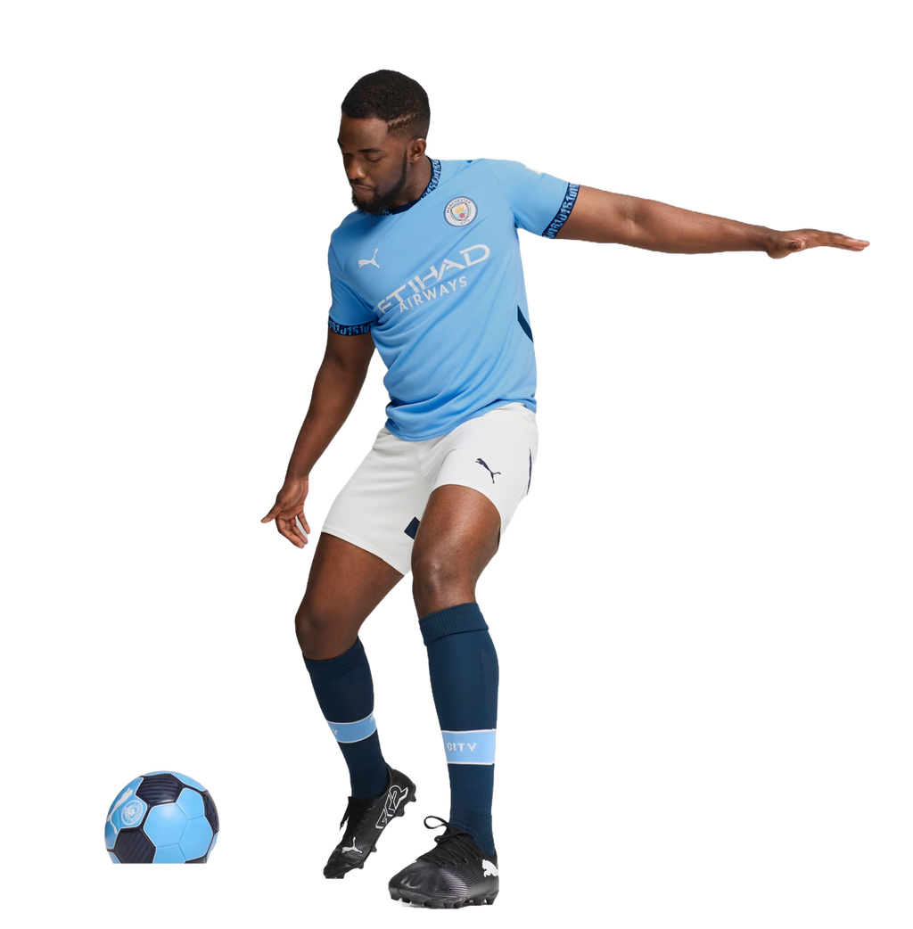 DE BRUYNE #17 Manchester City 24/25 Stadium Men's Home Shirt - Man City Font
