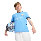 FODEN #47 Manchester City 24/25 Kid's Home Shirt and Shorts - Man City Font