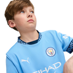 FODEN #47 Manchester City 24/25 Kid's Home Shirt and Shorts - Man City Font
