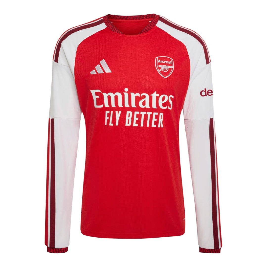 EZE #10 Arsenal 26/27 Men's Home Long Sleeve Shirt - Club Font