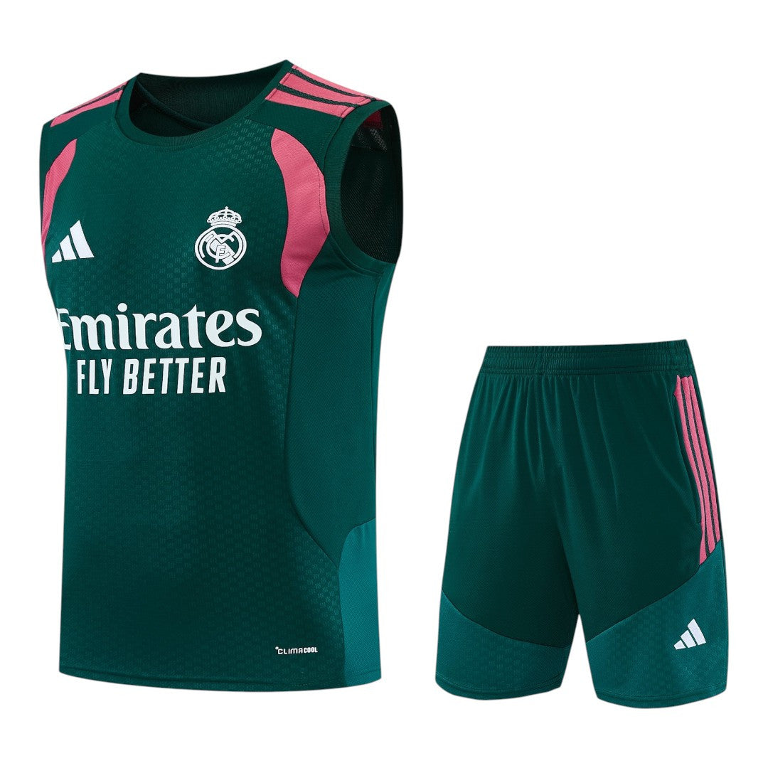 Real Madrid 26/27 Men's Green Training Tank Top