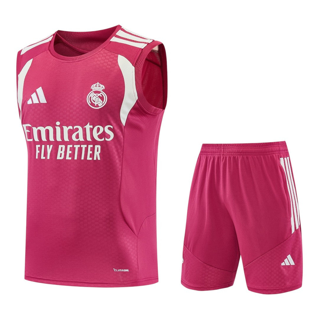 Real Madrid 26/27 Men's Pink Training Tank Top