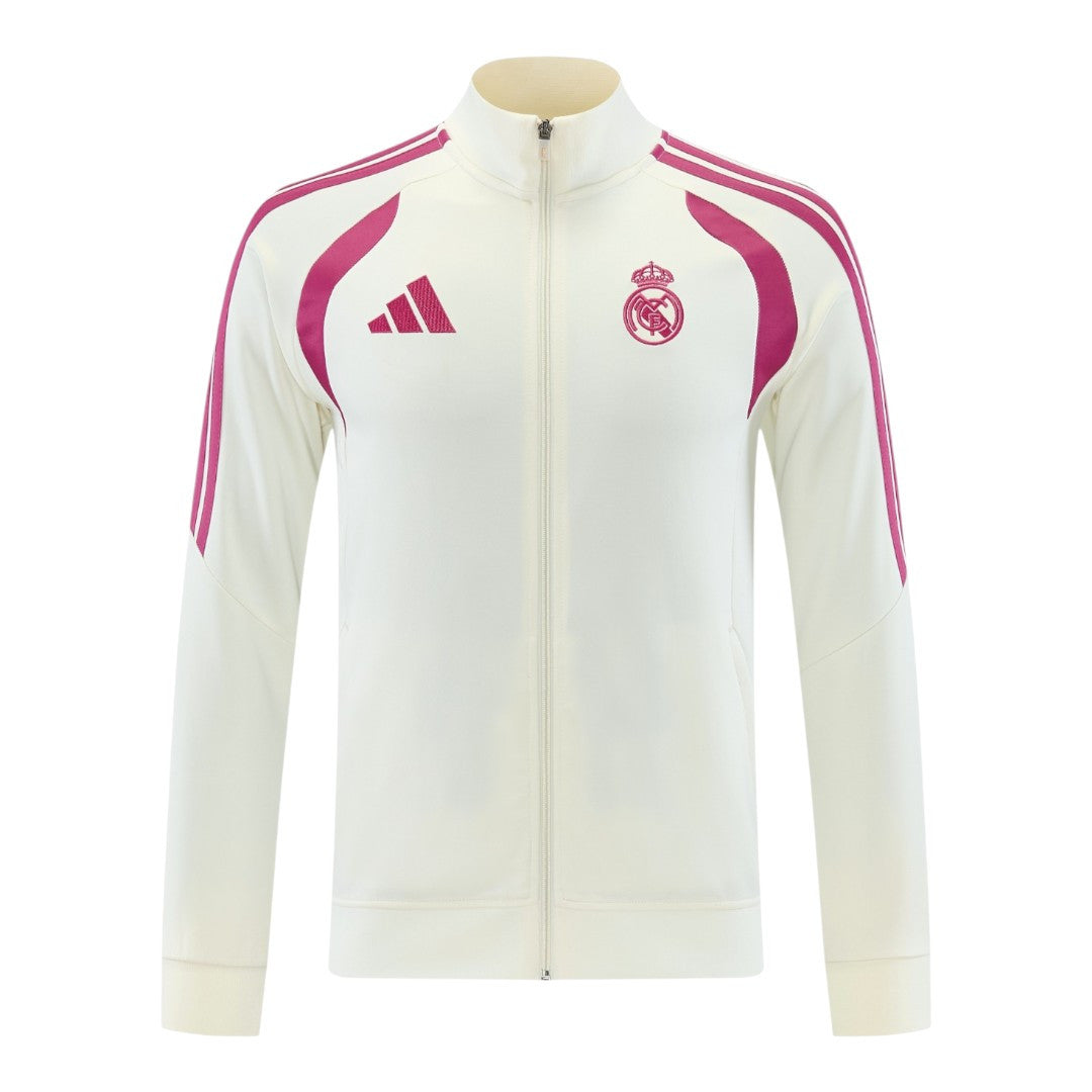 Real Madrid 26/27 Men's White-Pink Jacket