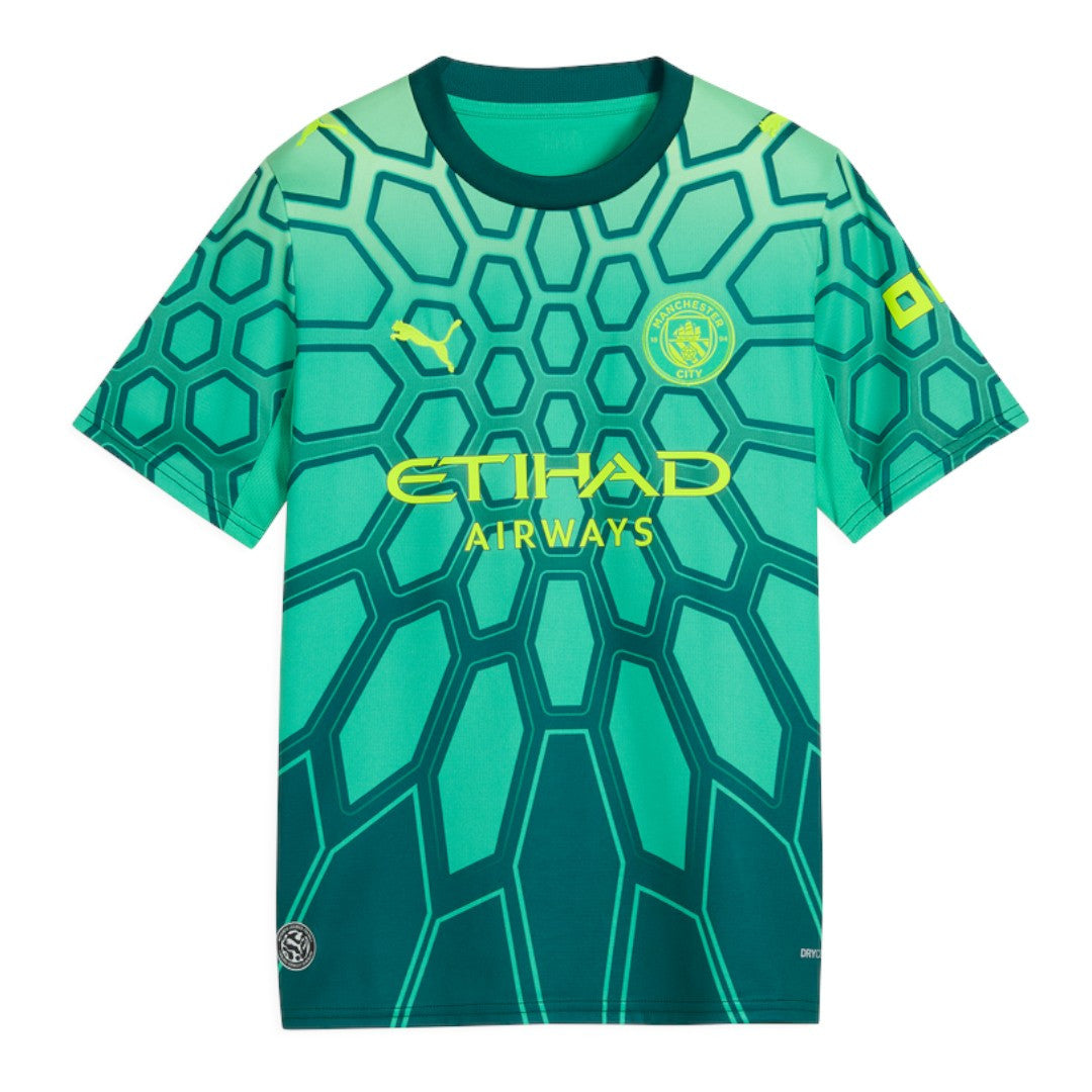 Manchester City 26/27 Kid's Green Goalkeeper Set