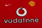 Manchester United 02/04 Men's Home Retro Long Sleeve Shirt
