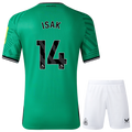 ISAK #14 Newcastle United 23/24 Kid's Away Shirt and Shorts - PL Font