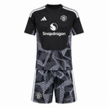 Manchester United 26/27 Kid's Black Goalkeeper Set