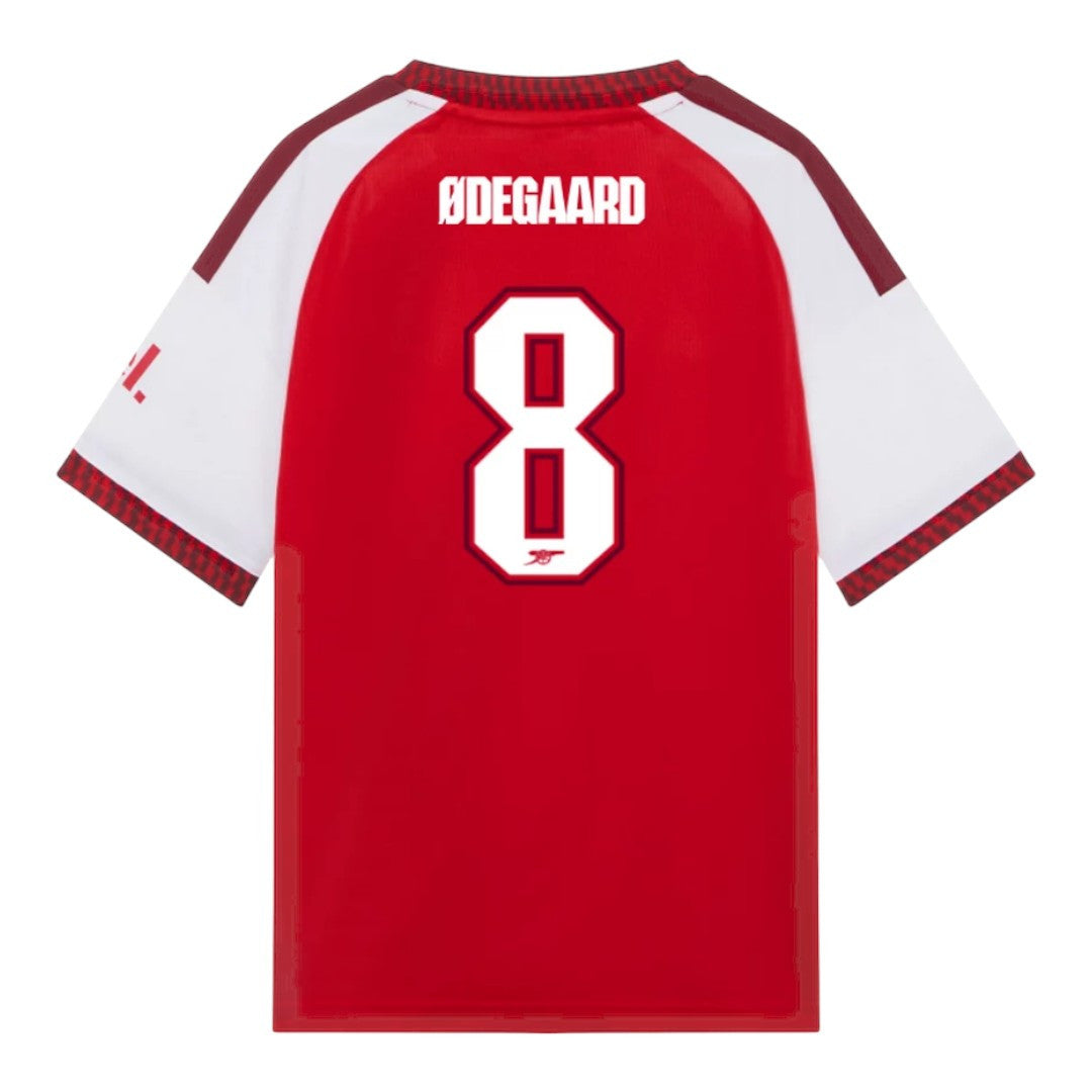 ØDEGAARD #8 Arsenal 26/27 Kid's Home Set - Club Font