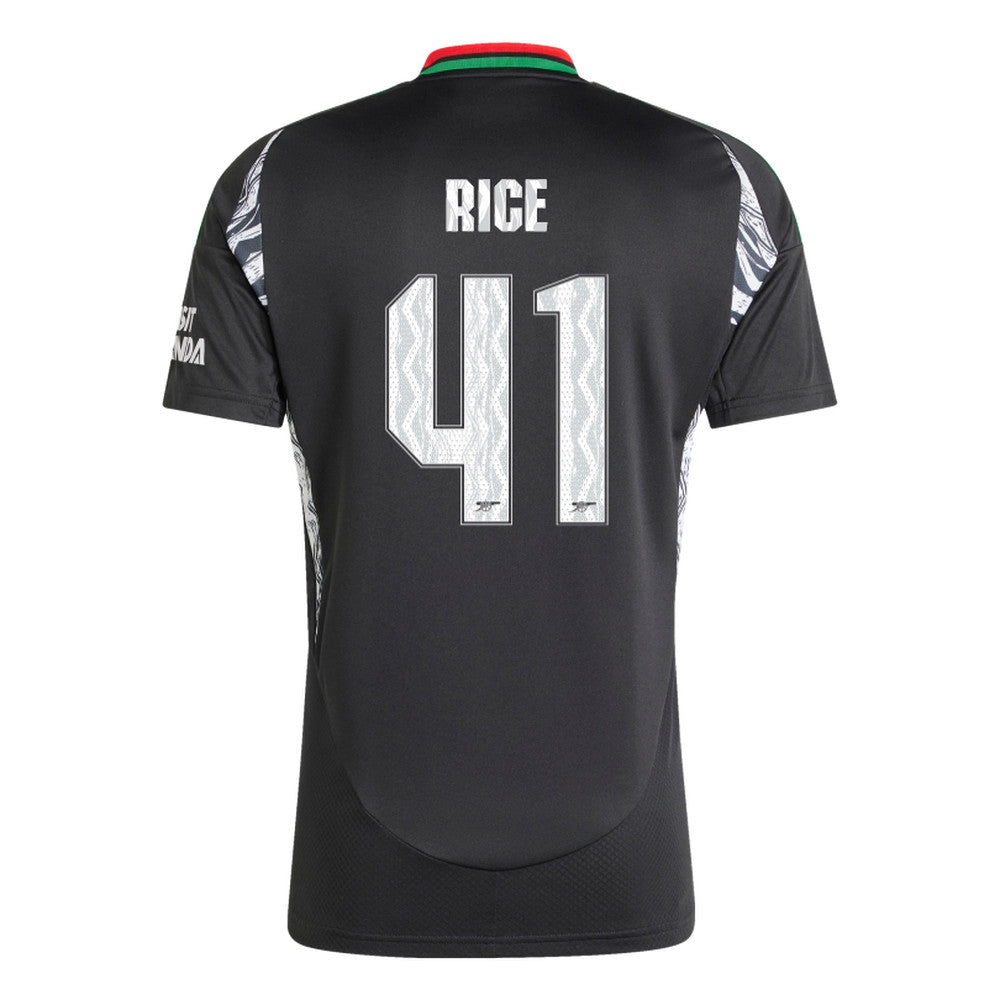 RICE #41 Arsenal 24/25 Stadium Men's Away Shirt - Arsenal Font