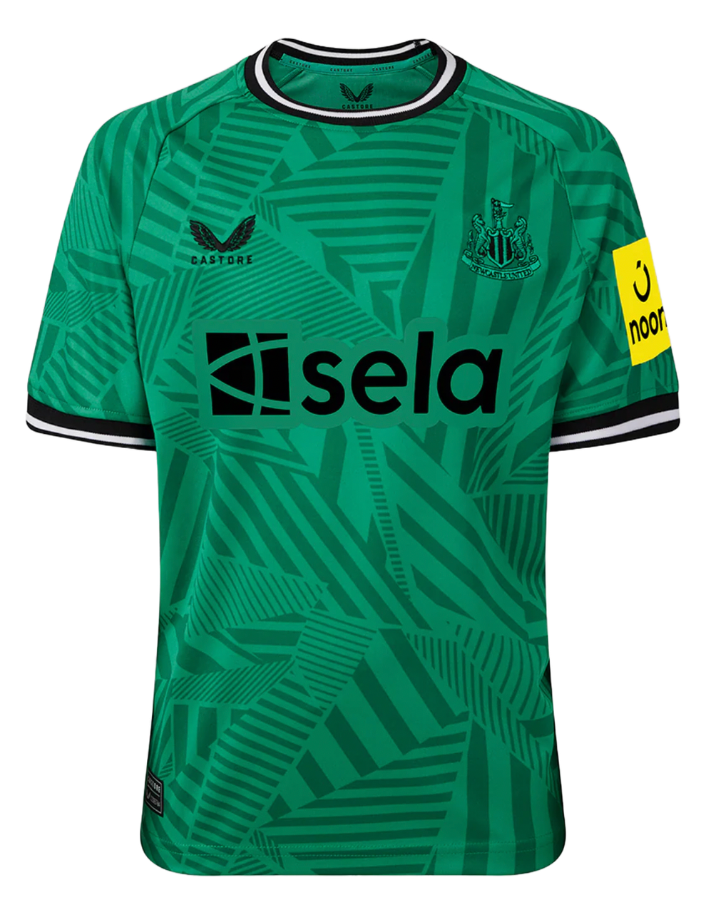 BRUNO G. #39 Newcastle United 23/24 Kid's Away Shirt and Shorts - PL Font