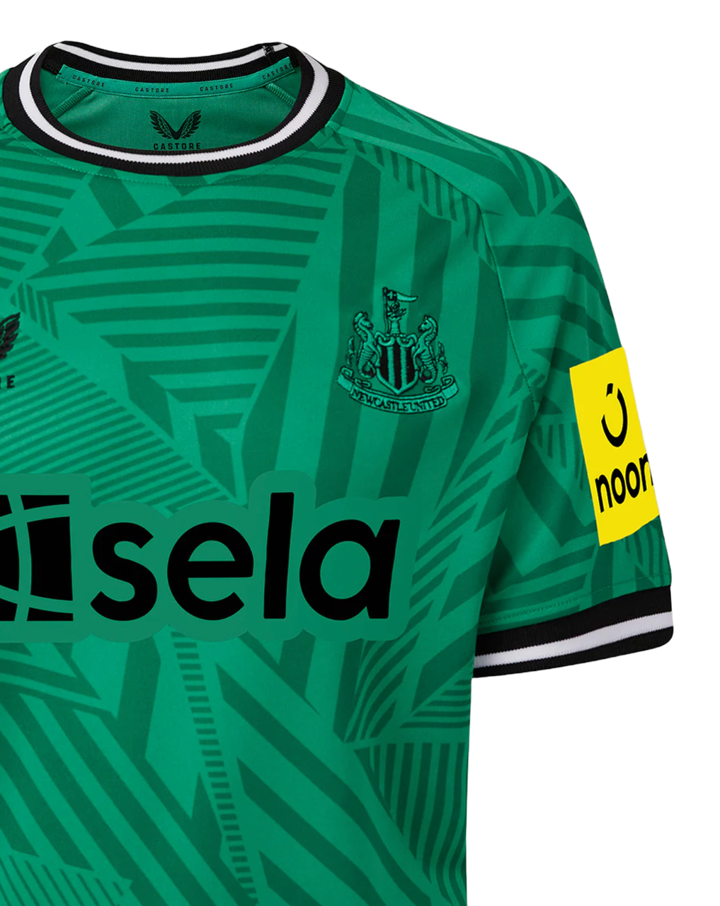 ISAK #14 Newcastle United 23/24 Kid's Away Shirt and Shorts - PL Font