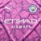 Manchester City 26/27 Kid's Pink Goalkeeper Set