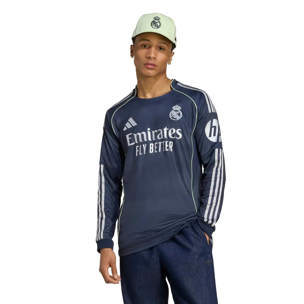 Real Madrid 25/26 Men's Away Long Sleeve Shirt