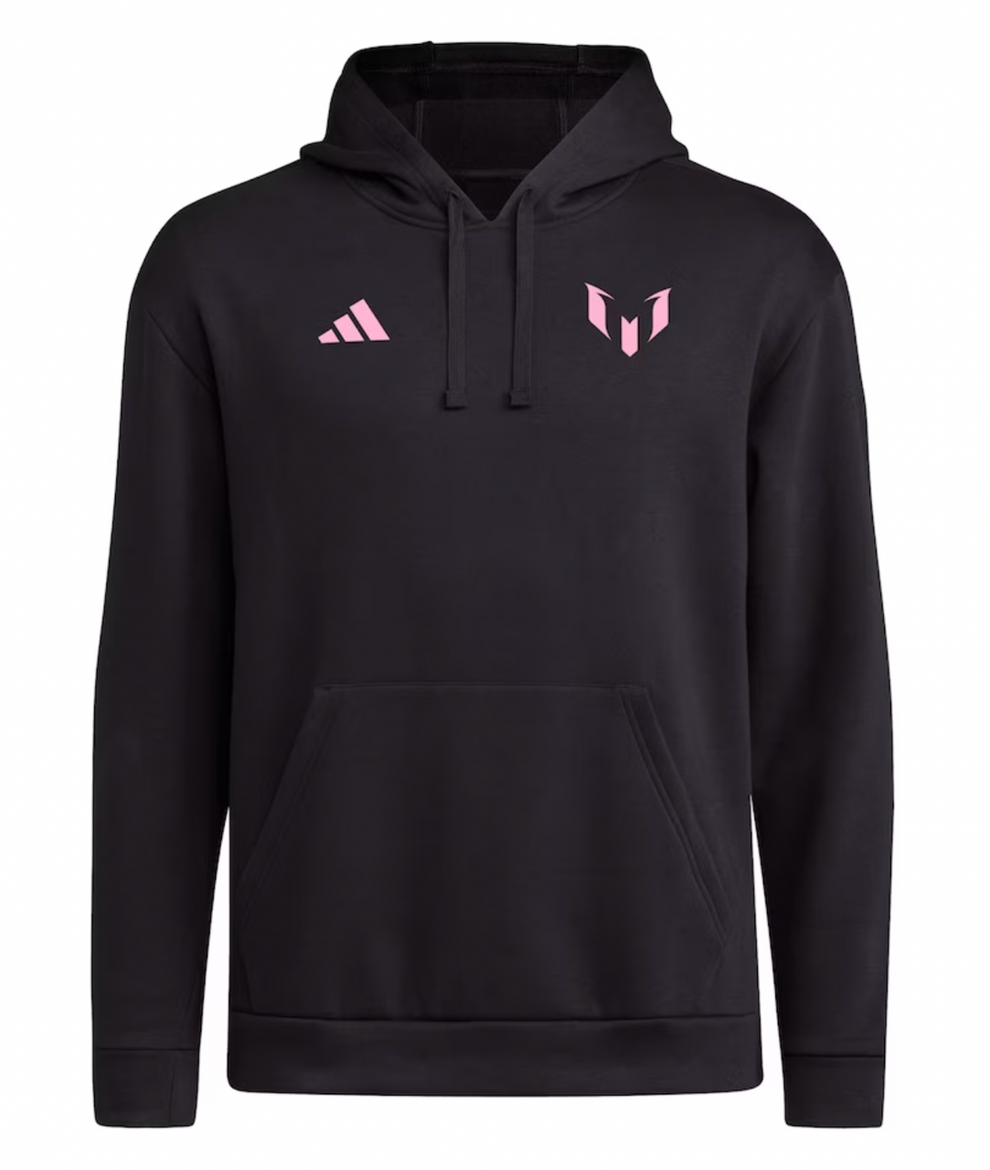 Messi Name & Number Fleece Pullover Black Hoodie