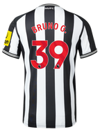 BRUNO G. #39 Newcastle United 23/24 Stadium Men's Home Shirt - PL Font