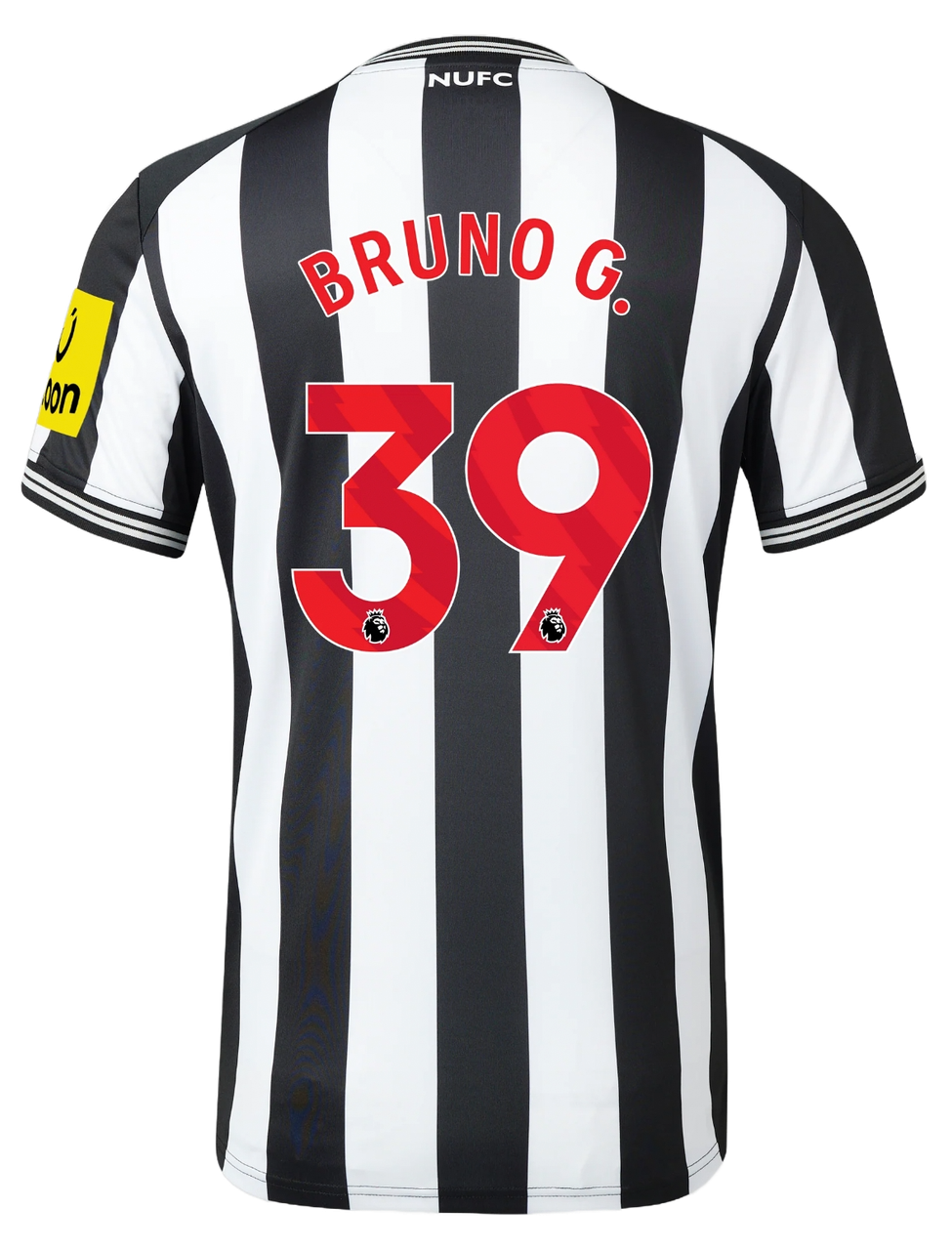 BRUNO G. #39 Newcastle United 23/24 Stadium Men's Home Shirt - PL Font