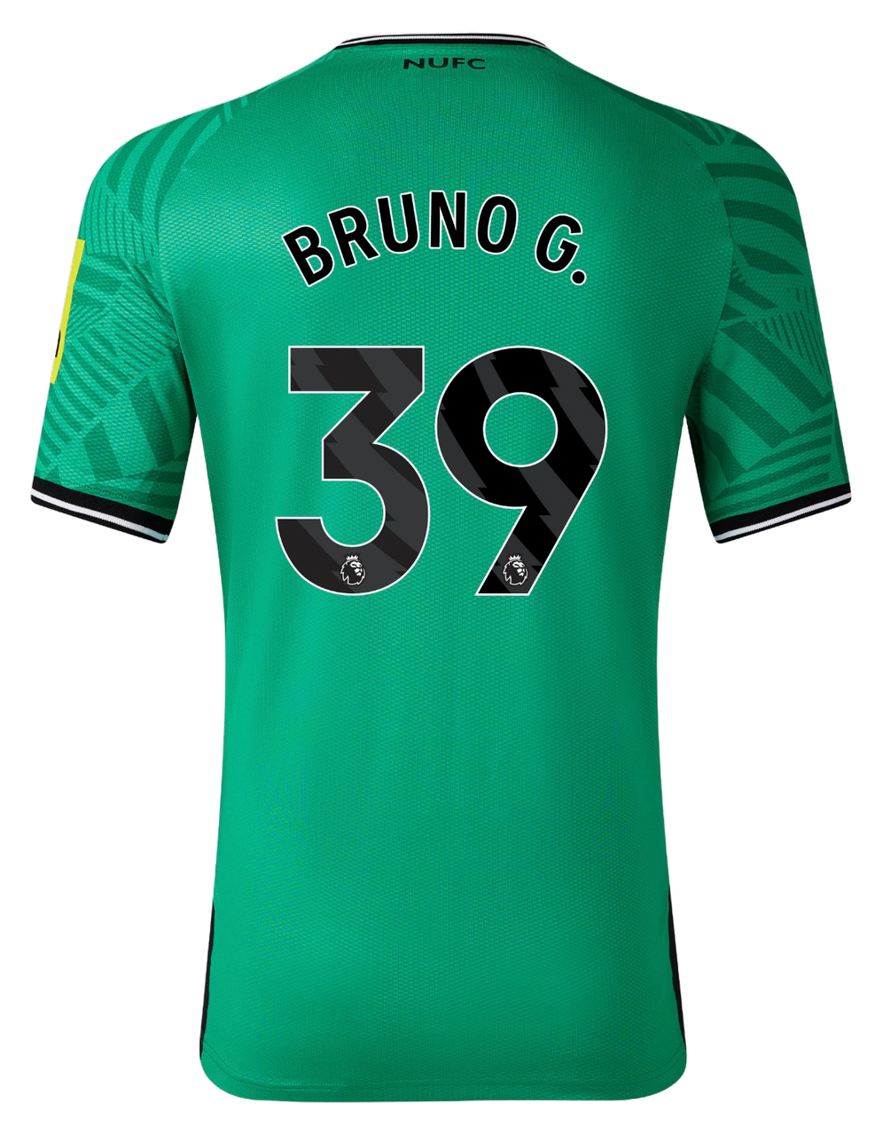 BRUNO G. #39 Newcastle United 23/24 Authentic Men's Away Shirt - PL Font