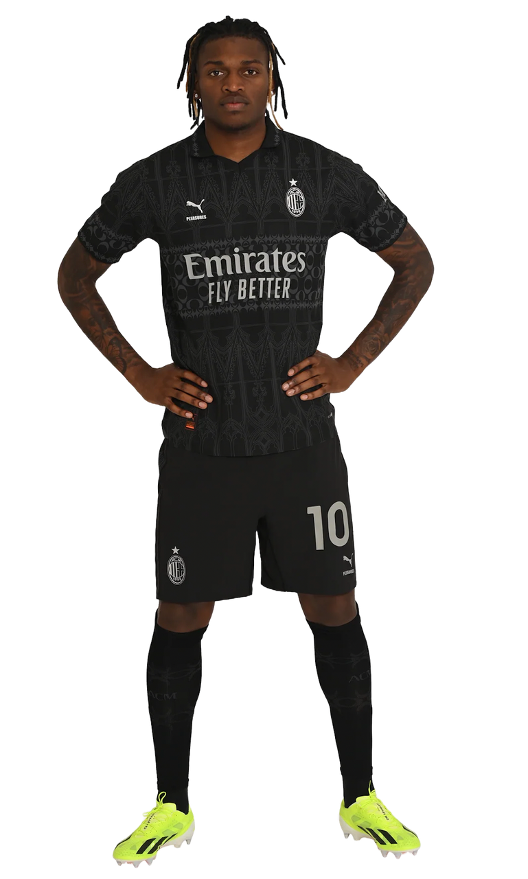 AC Milan X Pleasures 23/24 Stadium Men's Dark Shirt