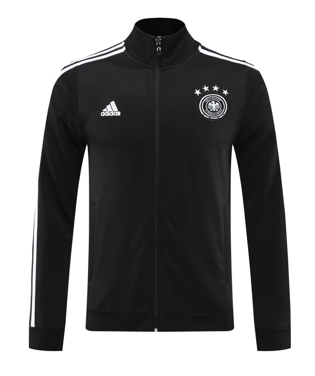 Germany 24/25 Men's Black Long Zip Jacket