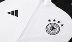 Germany 24/25 Men's White Long Zip Jacket