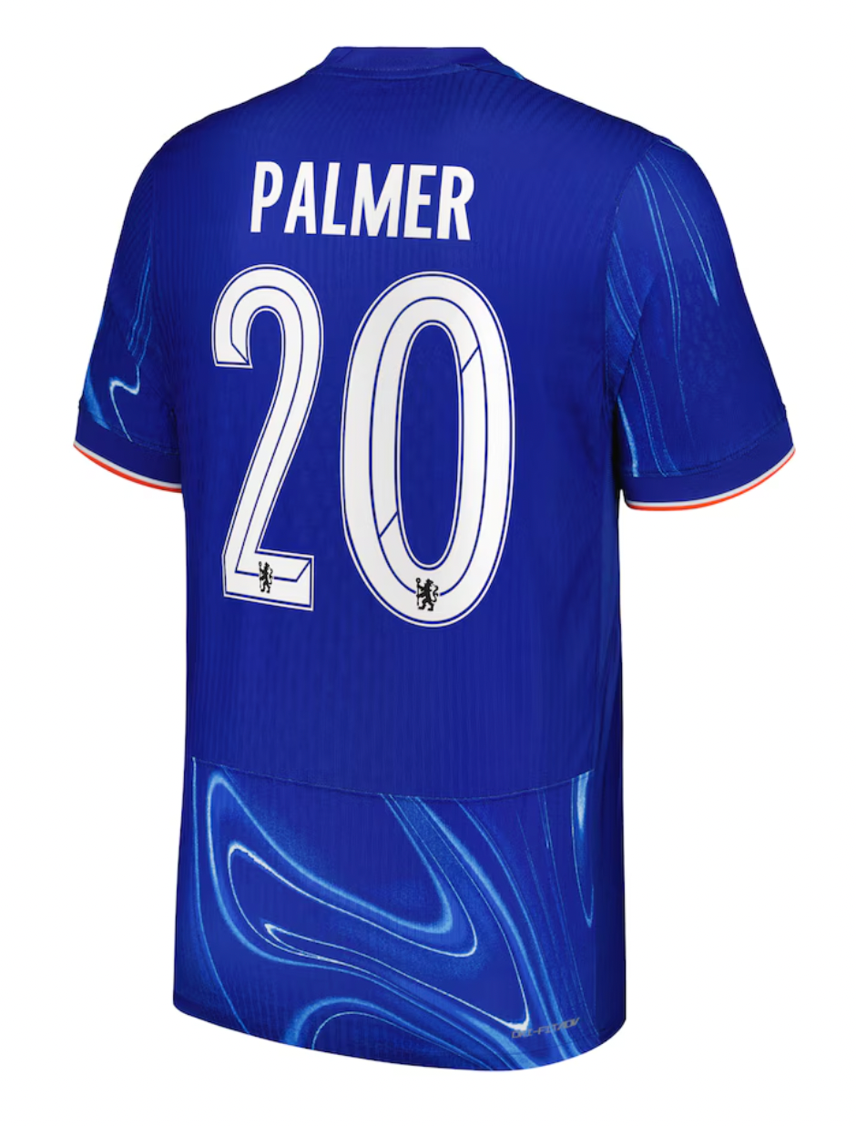 PALMER #20 Chelsea 24/25 Authentic Men's Home Shirt - Chelsea Font