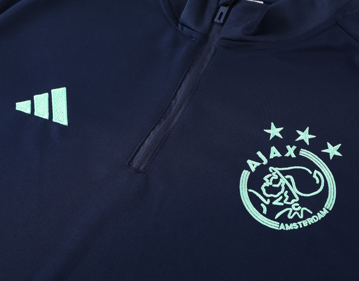 Ajax 24/25 Men's Navy Long Zip Tracksuit