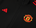 Manchester United 24/25 Men's Black Long Zip Jacket