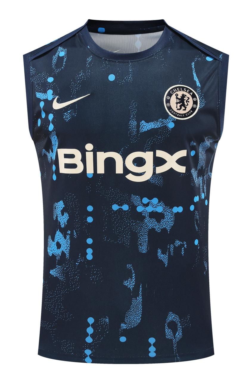 Chelsea 24/25 Men's Navy Pre-Match Training Tank Top
