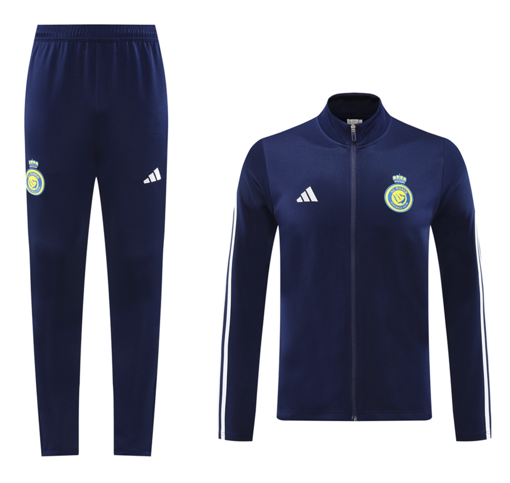 Al-Nassr 24/25 Men's Navy Long Zip Jacket