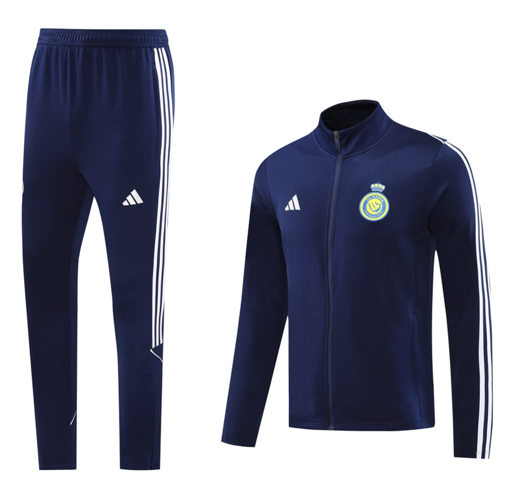 Al-Nassr 24/25 Men's Navy Long Zip Jacket