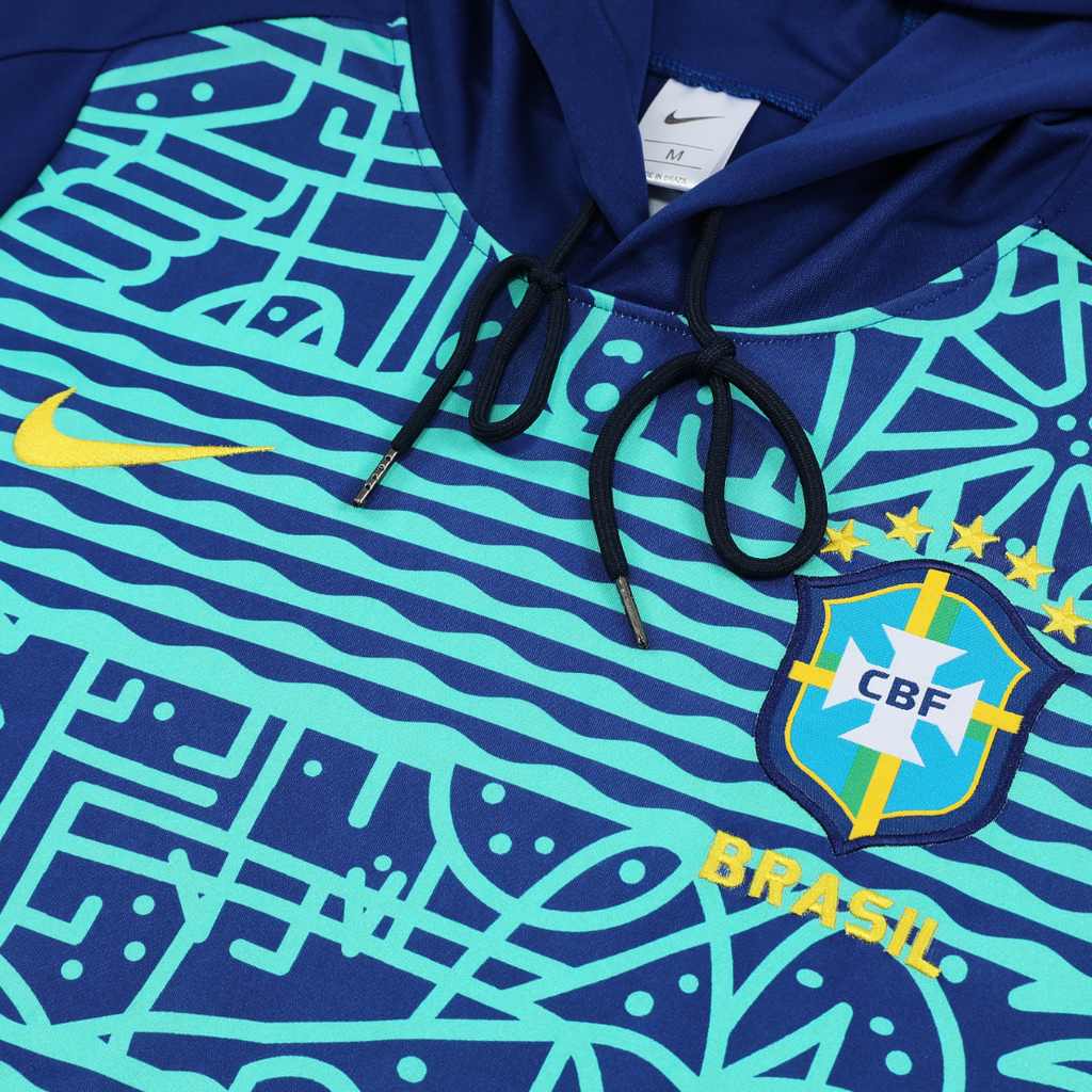 Brazil 24/25 Men's Pre-Match Hoodie Tracksuit