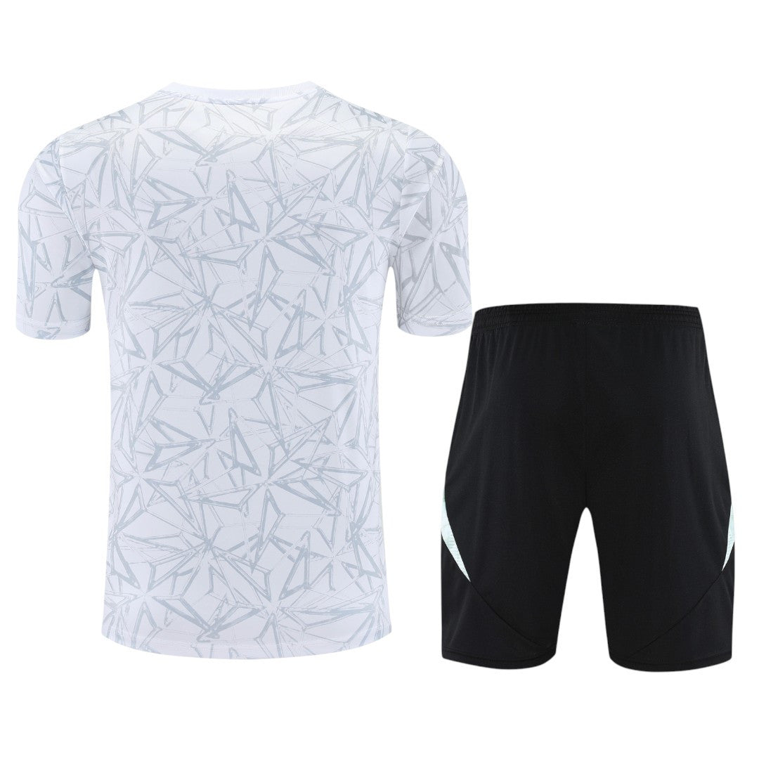 Real Madrid 25/26 Men's Gray Pre-Match Shirt