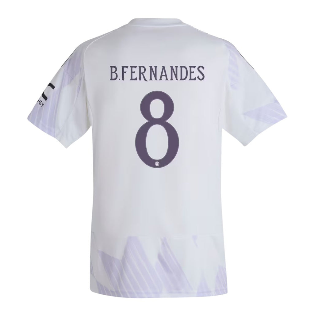 B.FERNANDES #8 Manchester United 25/26 Women's Away Shirt - Man United Font