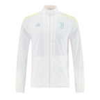 Juventus 25/26 Men's White Long Zip Windbreaker