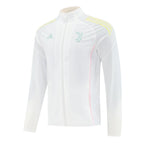 Juventus 25/26 Men's White Long Zip Windbreaker