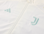Juventus 25/26 Men's White Long Zip Windbreaker