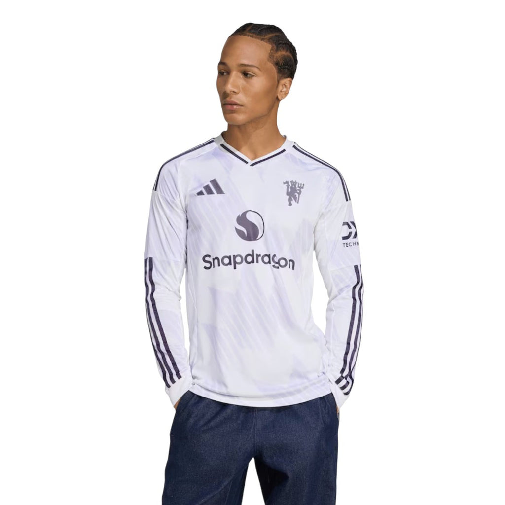 B.FERNANDES #8 Manchester United 25/26 Men's Away Long Sleeve Shirt - PL Font