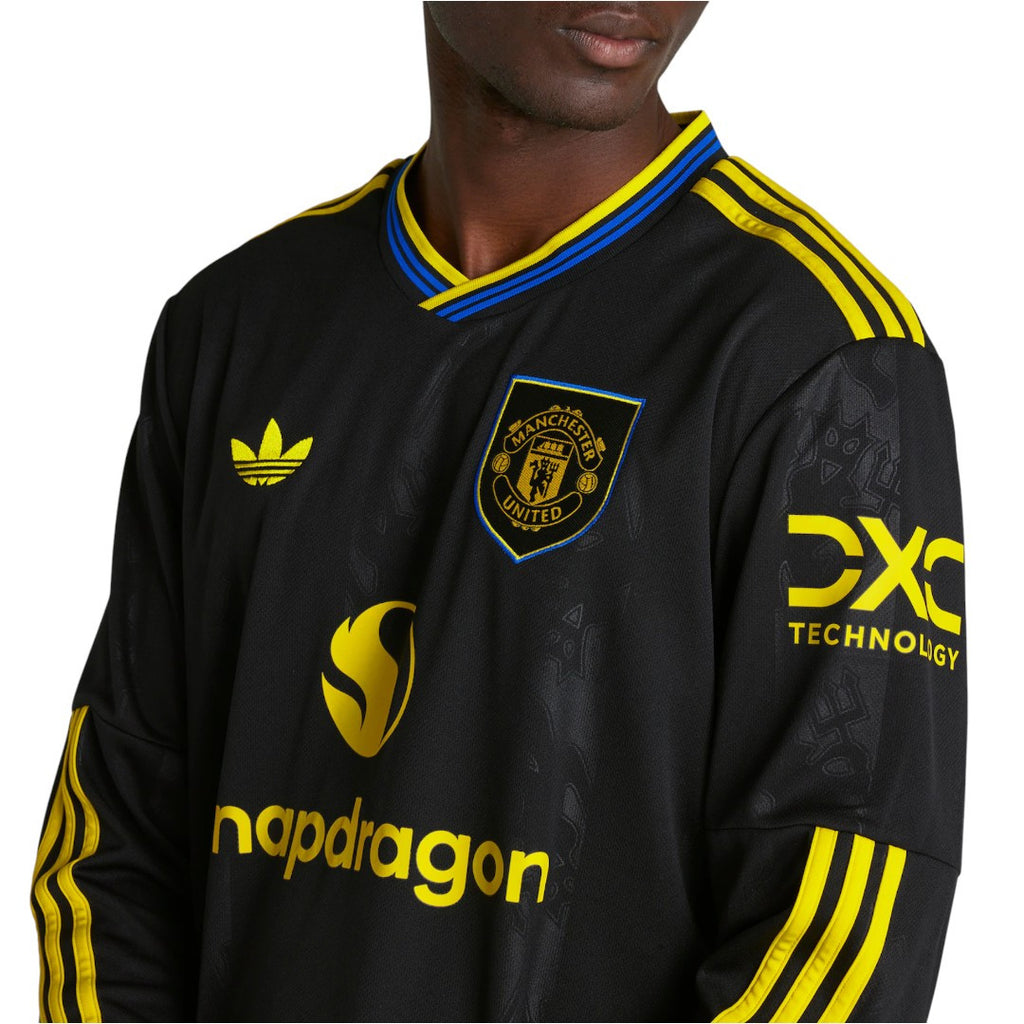 B.FERNANDES #8 Manchester United 25/26 Men's Third Long Sleeve Shirt - PL Font