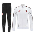 AC Milan 25/26 Men's White Long Zip Jacket
