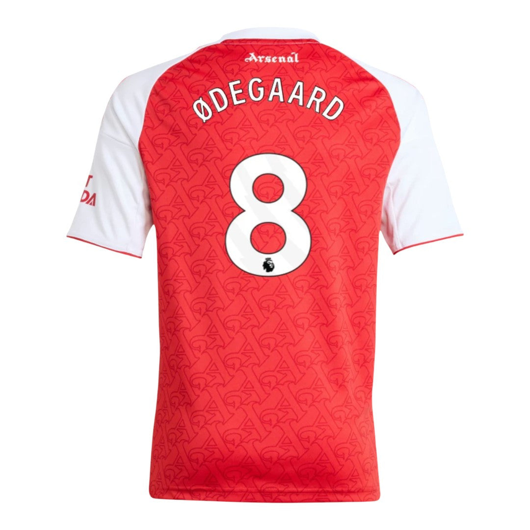 ØDEGAARD #8 Arsenal 25/26 Kid's Home Mini-Kit - PL Font
