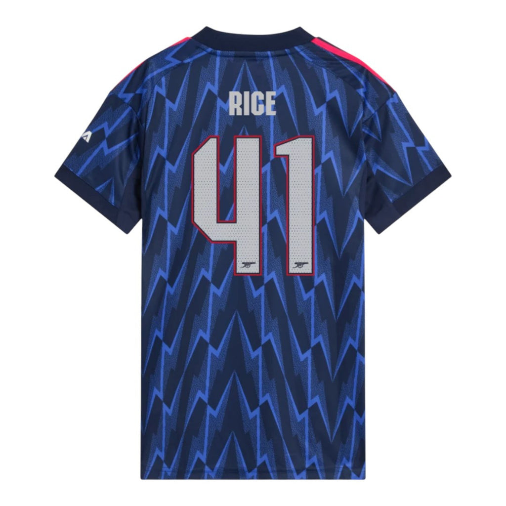 RICE #41 Arsenal 25/26 Stadium Men's Away Shirt - Arsenal Font