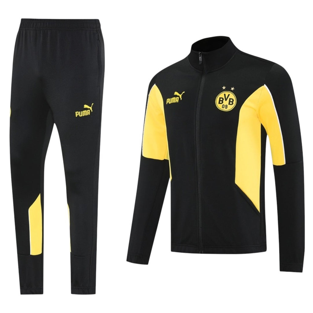 Borussia Dortmund 25/26 Men's Black Long Zip Jacket
