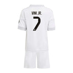 VINI JR #7 Real Madrid 25/26 Kid's Home Mini-Kit