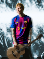 Barcelona x Ed Sheeran 25/26 Authentic Men's Home Shirt