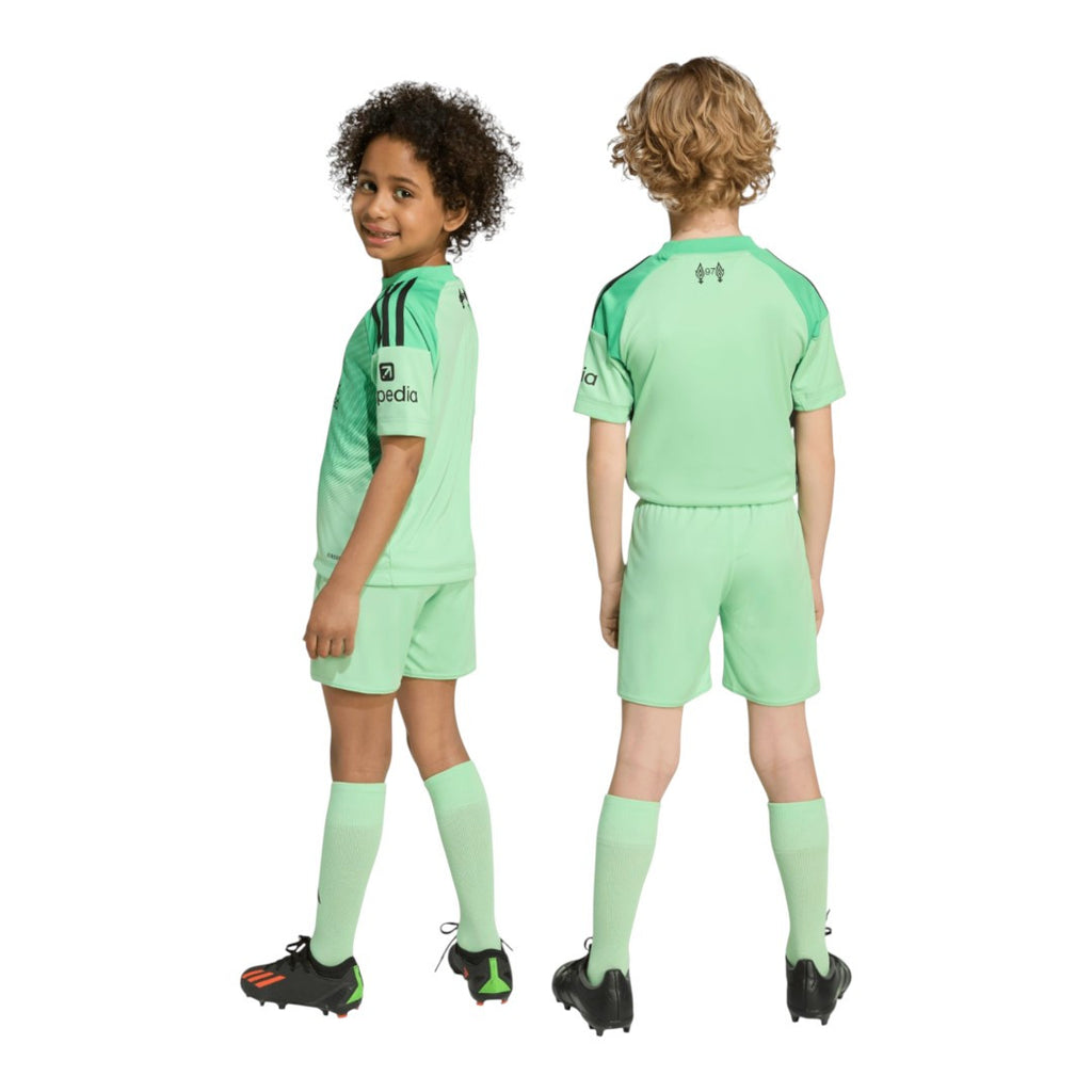 Liverpool 25/26 Kid's Green Goalkeeper Mini-Kit
