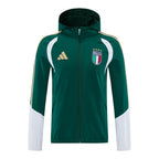 Italy 2026 Men's Green Long Zip Windbreaker